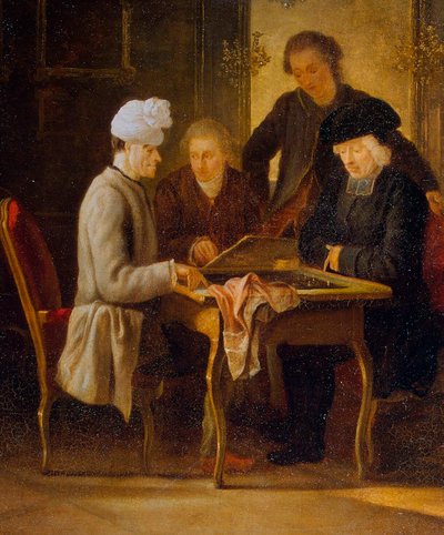 Voltaire ved et sjakkbord