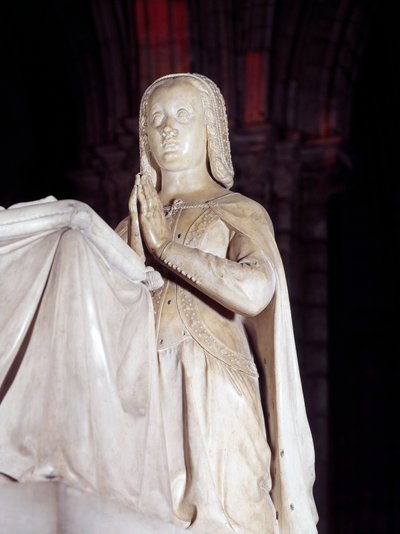 Orant av graven til Anne av Bretagne (1477-1514) og Ludvig XII. Skulptur av John Juste I (1485–1549) av Jean I Juste