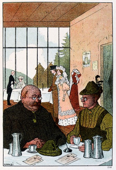 Vogesen Bilder; Im Hotel de la Schucht 