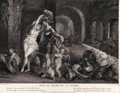 Mars tilbake fra krigen av Jean Jacques Avril