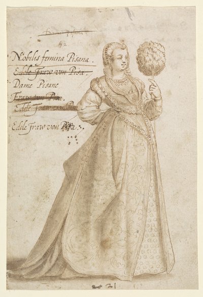 En edel dame fra Pisa av Jean Jacques Boissard
