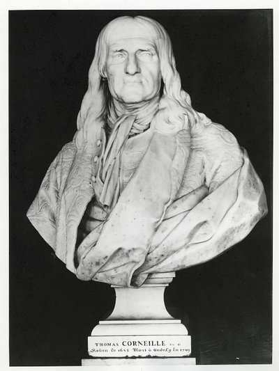 Thomas Corneille (marmor) av Jean Jacques Caffieri