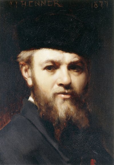 Et selvportrett, 1877 av Jean Jacques Henner
