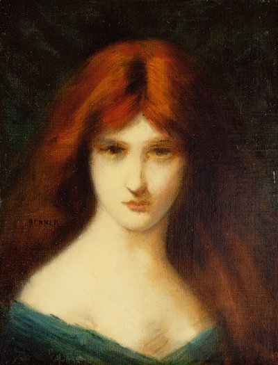 Portrett av en dame av Jean Jacques Henner