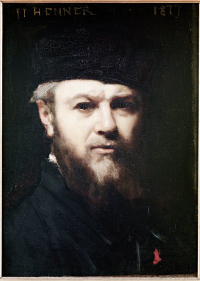 Selvportrett, 1877 av Jean Jacques Henner