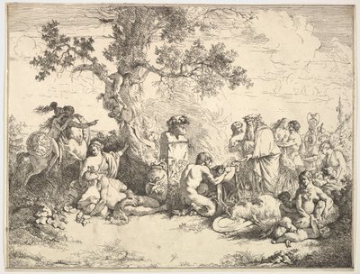 Offer til Pan, 1762-63. av Jean Jacques Lagrenee
