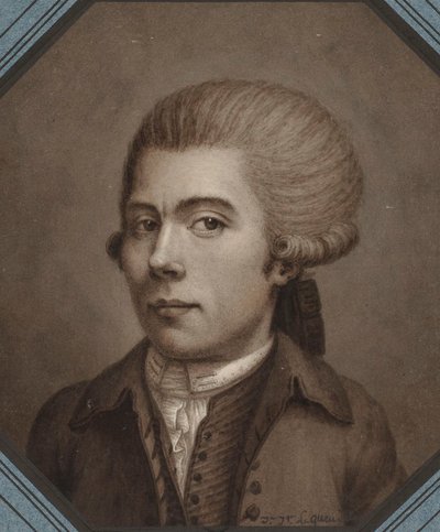 Selvportrett, 1786. av Jean Jacques Lequeu