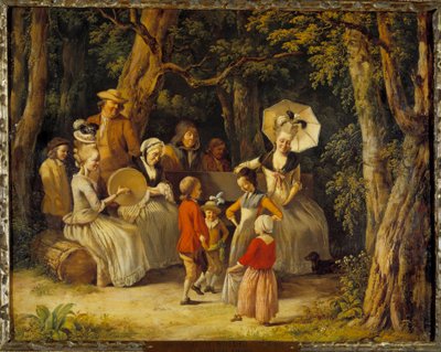 Barnedans 1700-tallet (olje på lerret) av Jean Jacques de Boissieu
