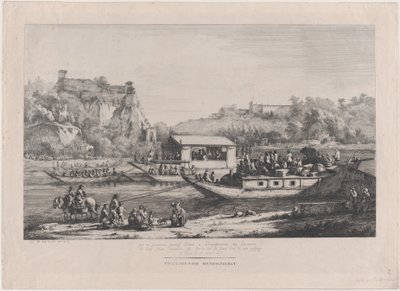 Pave Pius VII på Saône, 1805. av Jean Jacques de Boissieu