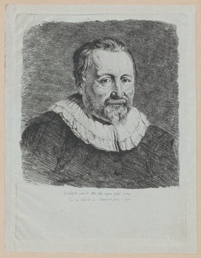 Portrett, etter Van Dyck, 1770. av Jean Jacques de Boissieu