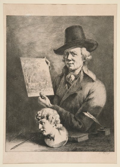 Selvportrett av Jean-Jacques de Boissieu