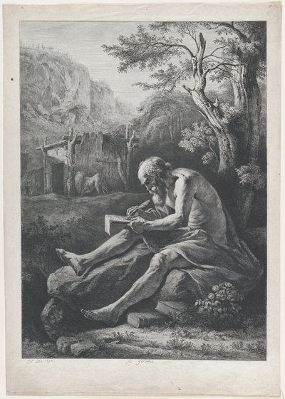 St. Hieronymus, 1797. av Jean Jacques de Boissieu