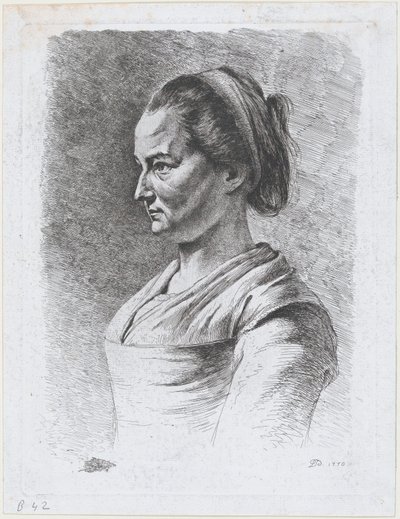 Barnas sykepleier Josephine, 1770. av Jean Jacques de Boissieu