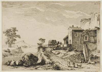Munken og jegeren av Jean Jacques de Boissieu