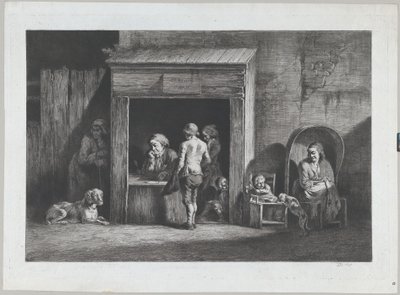The Public Scrivener, 1790. av Jean Jacques de Boissieu