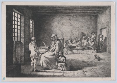 Skolemesteren, 1780. av Jean Jacques de Boissieu
