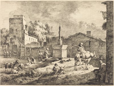 Ansicht von Saint-Andéol von Jean Jacques de Boissieu