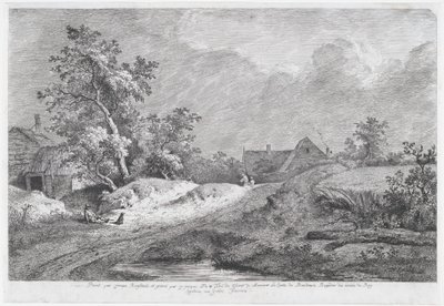 Hveteåker, 1772. av Jean Jacques de Boissieu
