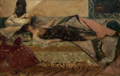 Odalisque. av Jean Joseph Benjamin Constant