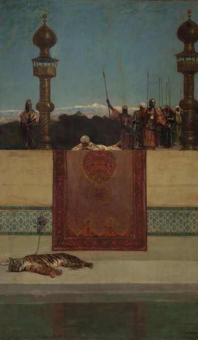 Sultans Tiger. av Jean Joseph Benjamin Constant