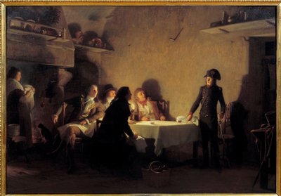 Beaucaires middag. På slutten av sitt besøk på Beaucaire-messen 29. juli 1793, spiste Napoleon Bonaparte med to Marseille-forhandlere, en Nimois- og en Montpellier-produsent. Han gjenskaper teksten «Le supper de Beaucaire» på to netter. Fremtidens keiser av Jean Jules Antoine Lecomte du Nouy