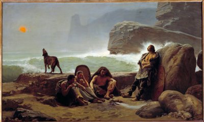 Galliske oddsvakter. Maleri av Jean Jules Antoine Lecomte Du Nouy (1842-1923) av Jean Jules Antoine Lecomte du Nouy