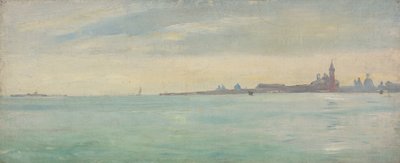 Venezia sett fra den offentlige hagen av Jean Jules Antoine Lecomte du Nouy