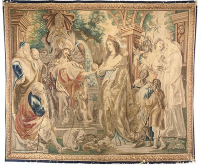 Brussel-teppe fra et sett på seks, ca. 1650 (ull og silke) av Jean Le and Eggermans Daniel II Clerc