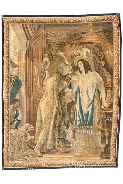 Brussels tapestry from a set of six, c.1650 (wool & silk)   1417421   no       norwegian Successfully Translated  Original: Allegory of Life Translat: Allegory of Life 1230860 no norwegian Successfully Translated Original: Portrait of two gentlemen from Do av Jean Le and Eggermans Daniel II Clerc