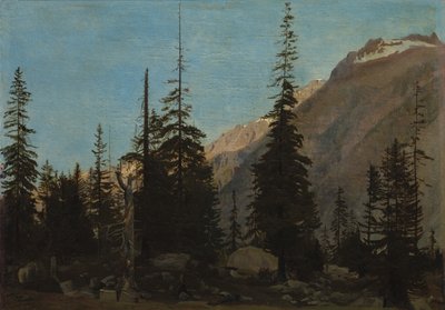 Alpint landskap: Handegg, Sveits, 1850-tallet. av Jean Leon Gerome