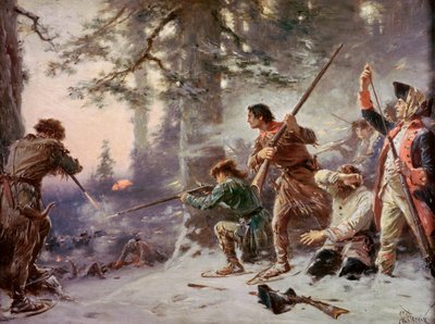 Slaget på truger 1757 av Jean Leon Gerome