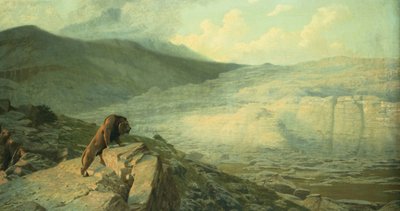 Løve på vakt, av Jean Leon Gerome