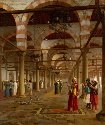Bønn i moskeen, 1871. av Jean Leon Gerome