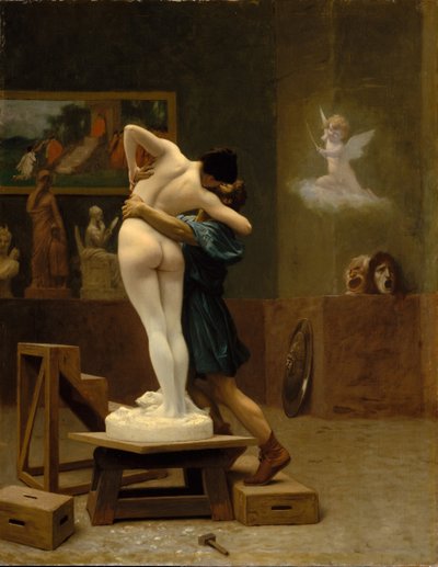 Pygmalion og Galatea, ca. 1890 av Jean Leon Gerome