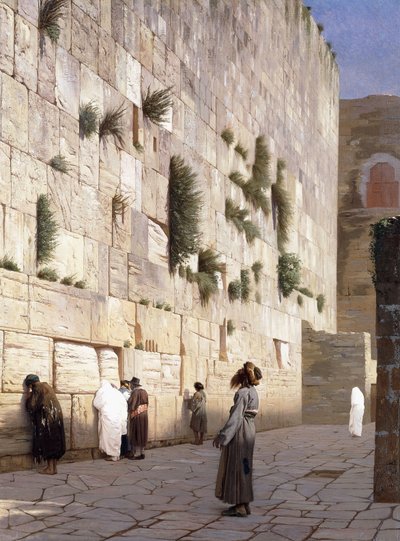 Salomos mur, Jerusalem av Jean Leon Gerome
