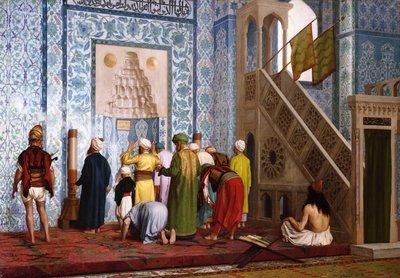 Den blå moskeen, 1878 av Jean Leon Gerome