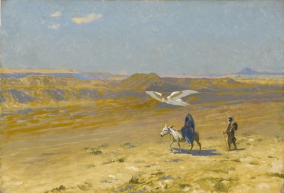 Flukten til Egypt, 1890-tallet. av Jean Leon Gerome
