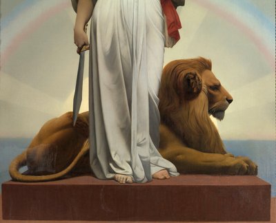 Republikken av Gerome Jean Leon (1824 - 1904) (allegori - 1848); Rådhuset i Lilas av Jean Leon Gerome