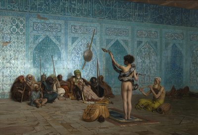 Slangebekjemperen, ca. 1879 av Jean Leon Gerome