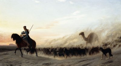 Den syriske hyrden, 1865 av Jean Leon Gerome
