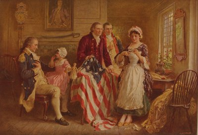 Betsy Ross, ca. 1930 av Jean Leon Gerome Ferris