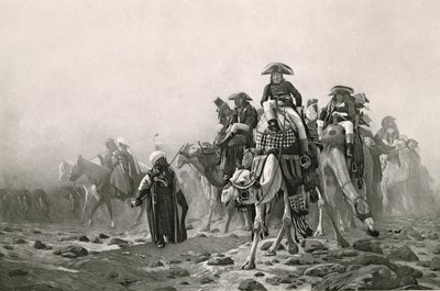 General Bonaparte i Egypt, fra A Collection of Works of Jean-Leon Gerome in 100 Photogravures, 1881 (photogravure) (se også 183490) av Jean Leon after Gerome