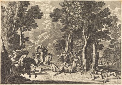 En hjortjakt av Jean Lepautre