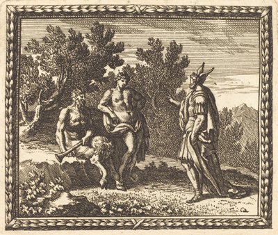 Midas med Apollo og Pan av Jean Lepautre