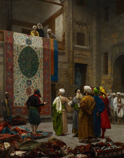 Teppehandleren av Jean Leon Gerome
