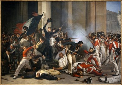 Fangst av Louvre 29. juli av Jean Louis Bezard