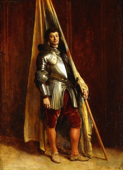 En krigsmann; En krigsmann, av Jean Louis Ernest Meissonier