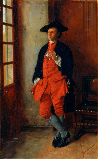 En røyker, 1800-tallet. av Jean Louis Ernest Meissonier