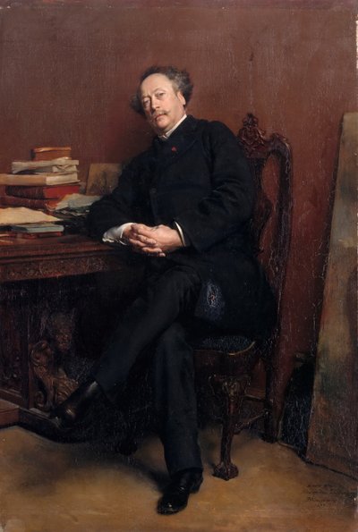 Alexandre Dumas, sønn 1824-1895 av Jean Louis Ernest Meissonier
