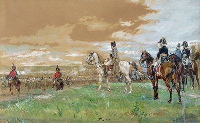 Jena (Napoleon til hest) 1880 av Jean Louis Ernest Meissonier